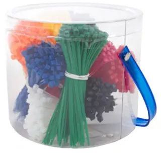 Kabelstrips assorti gekleurd 900 stuks