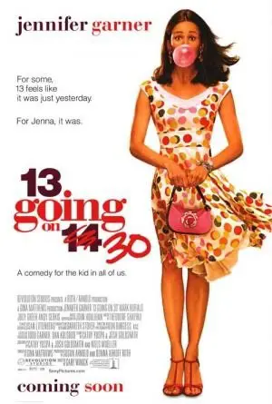 13 GOING ON 30 filmposter.