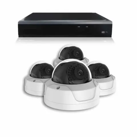 Camerabewaking set met 4 x 4MP camera – draadloos basic