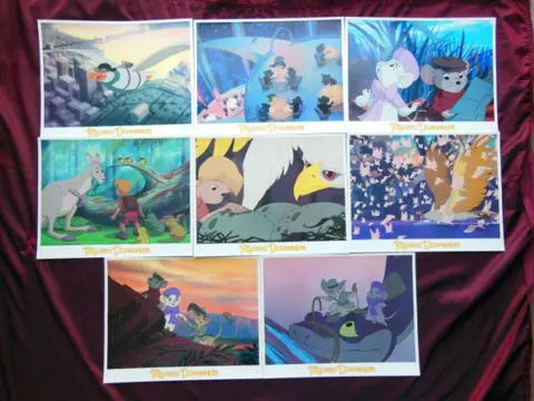 THE RESCUERS DOWN UNDER lobbycard set.