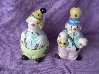 ZOUT &amp; PEPER SETJE CLOWN MET BAL Nieuw
