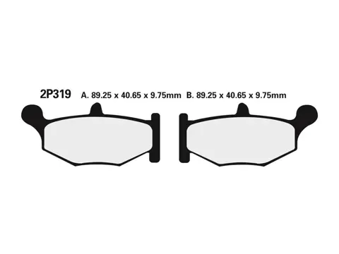 REMBLOKKEN ACHTER Suzuki GSX R 600 2006 - 2007