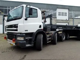 DAF CF 85.460 8x4 + 6 as Dieplader / 6 axles Lowbed trailer