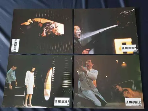 THE FLY II lobbycard set.