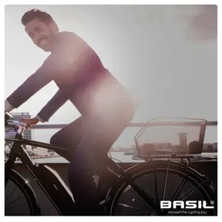 Fietsmand basil icon m - zwart