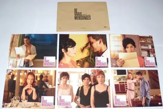 DE VRAIS MENSONGES( Beautiful Lies) lobbycard set.