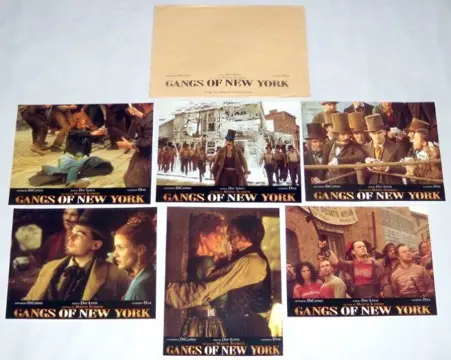 GANGS OF NEW YORK lobbycard set.