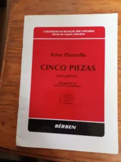Astor Piazzolla - Cinco Piezas para guitara