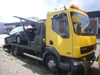 Daf FA-LF 45 oprijwagen voor 2 auto`s