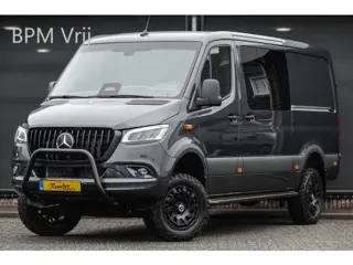 Mercedes-Benz Sprinter 4x4 319Cdi 190Pk 9G-tronic | L2H1 | Dubbele Cabine | 2x Schuifdeur | 4WD | AW