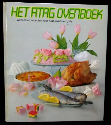 ATAG kookboek voor ovengerechten , zgan,1e dr.1981,120 blz.