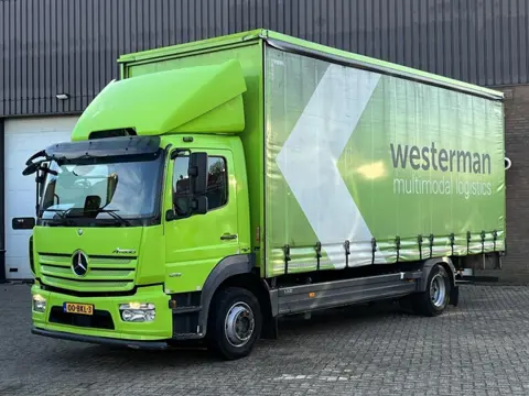 Mercedes-Benz Atego 1218 Schuifzeilen / 280 hoog / 2018 / Euro6 / Airco / NL Truck / Zero emission z