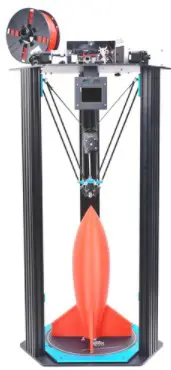 TEVOUP Little Monster Delta 3D Printer with Full CNC Structu