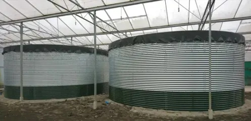 Nieuwe watersilo's compleet geleverd..