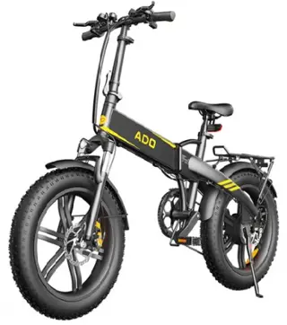 ADO A20F XE 250W 10.4 AH Lithium-Ion Battery E-bike - Black