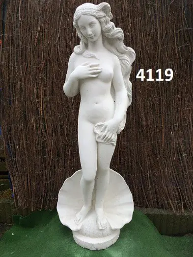 Vrouw op schelp. nr 4119