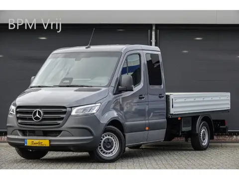 Mercedes-Benz Sprinter L3 Dubbele Cabine 317Cdi 170Pk 9G-Tronic | Open laadbak | 7-Persoons | RWD | 