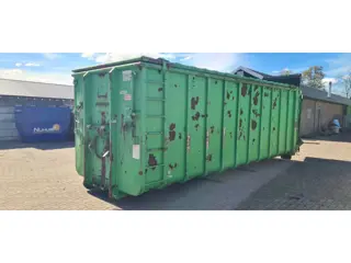 Container 37 M3 met 2 zijdig draaiend deksel