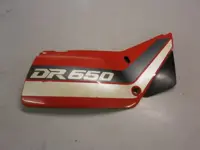Suzuki DR650RS Zijkap rechts rood
