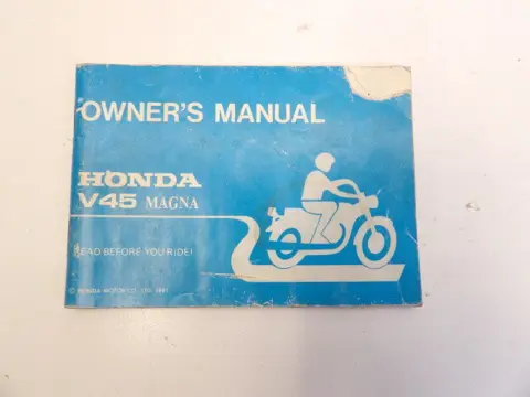INSTRUCTIEBOEKJE Honda VF 700 750 C Magna 1983 - 1985