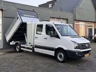 Volkswagen Crafter 35 2.0 TDI DC Maxi Kipper 3500kg trekgewicht Euro 6 Airco Cruise controle 6-Perso