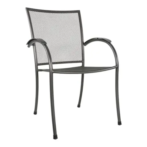 Tuinstoel nordic stapelbaar gepoedercoat staal