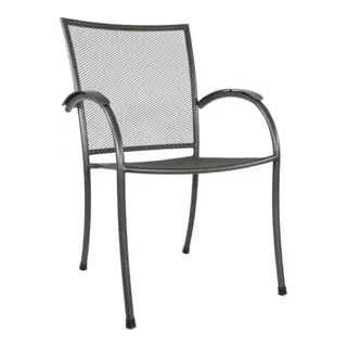 Tuinstoel nordic stapelbaar gepoedercoat staal