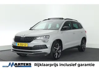 Skoda Karoq 1.5 TSI 150pk DSG Sportline Business Panoramadak Stoelverwarming Navigatie Canton Audio 