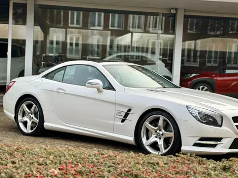 Mercedes-Benz SL-klasse 500 Edition 1 AMG|Camera|Nieuwstaat!|H&K|Blindspot|Airscarf|Parelmoer wit