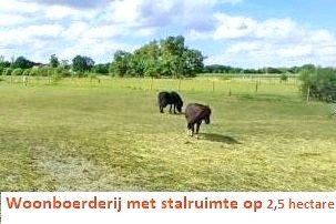 Woonboerderij, stalruimte, ca. 25 hectare