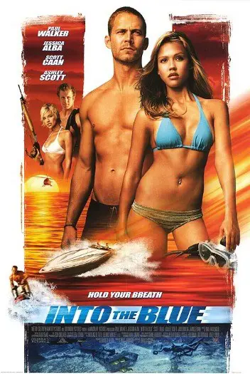 INTO THE BLUE filmposter.