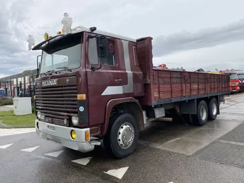 Scania LB141 V8 141 V8 - 6X2 - BOX 7,35 METER (bj 1977)
