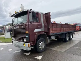 Scania LB141 V8 141 V8 - 6X2 - BOX 7,35 METER (bj 1977)