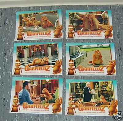 GARFIELD 2 : A TALE OF 2 KITTIES lobbycard set.