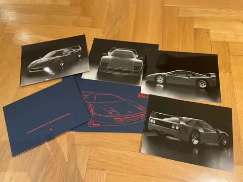 Brochures/catalogi - Ferrari F40 Prospekt #477/87 -