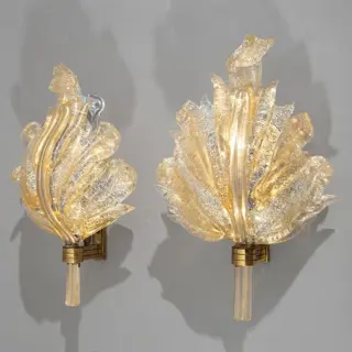 Ercole Barovier - Barovier &amp; Toso - Muurlamp (2)