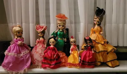 Japonski - Bradley Big Eye Doll Stockinette - 1960-1969 -