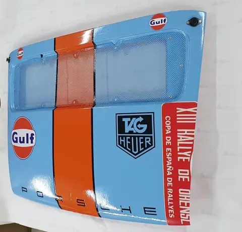 Decoratief object - Porsche 911Gulf rear engine lid -