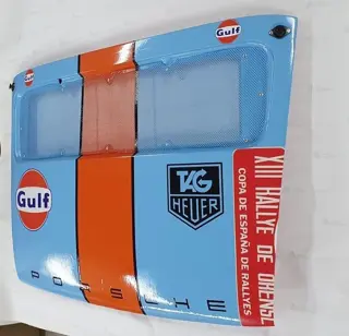 Decoratief object - Porsche 911Gulf rear engine lid -