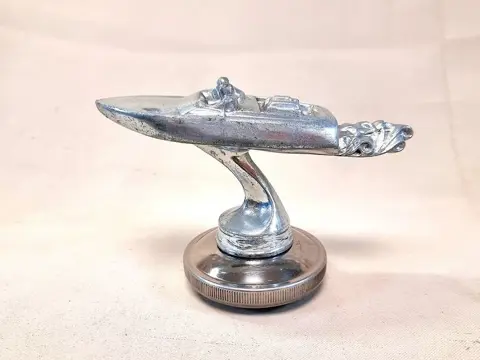Embleem/mascotte/kenteken - Speed Boat - 1940-1950