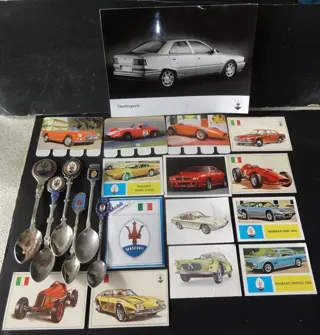 Accessoire - Maserati 41 Verschillende Collector items -