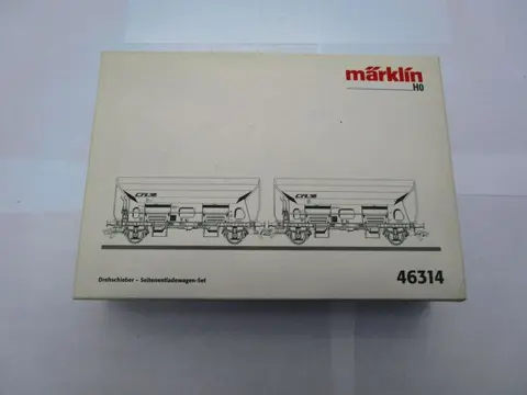 Märklin H0 - 46314 - Goederenwagenset - 2 kolenwagens met belading - CFL