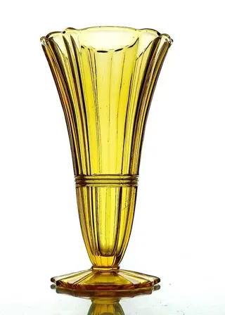 Bernsdorf Ankerglas - Art deco vaas "Berlijn" 1937