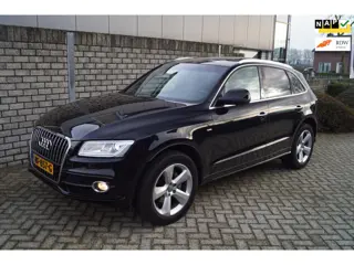 Audi Q5 2.0 TFSI Quattro S Line Autom Panodak Half Leder/Stof Sportst Navi Clima Xenon Cruise 2x PDC