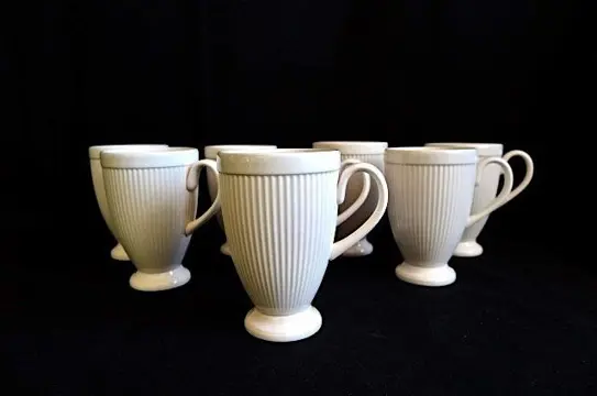 Wedgwood - Set Design Bekers op voet (6) - Keramiek -