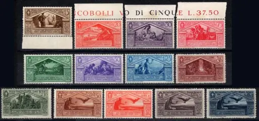 Koninkrijk Italië 1930 - Virgil complete set with airmail - Sassone s. 58