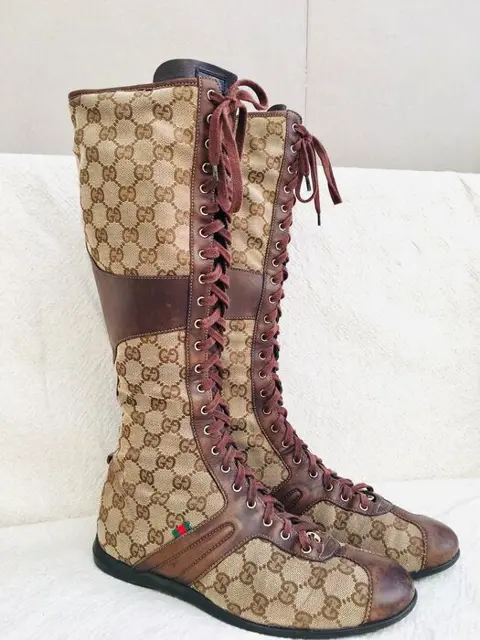Gucci - Overknee laarzen - Maat: Schoenen / EU 38