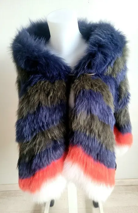 Sonia Rykiel - Cape / knitted fox fur Sjaal