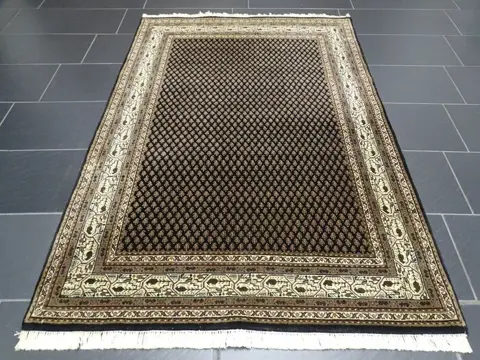 Seltener Schwarzer Sarough Mir - Tapijt - 180 cm - 125 cm
