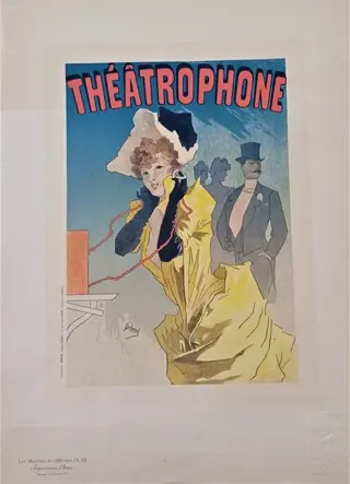 Jules Chéret - Les Maîtres de l'Affiche : "Théâtrophone". -